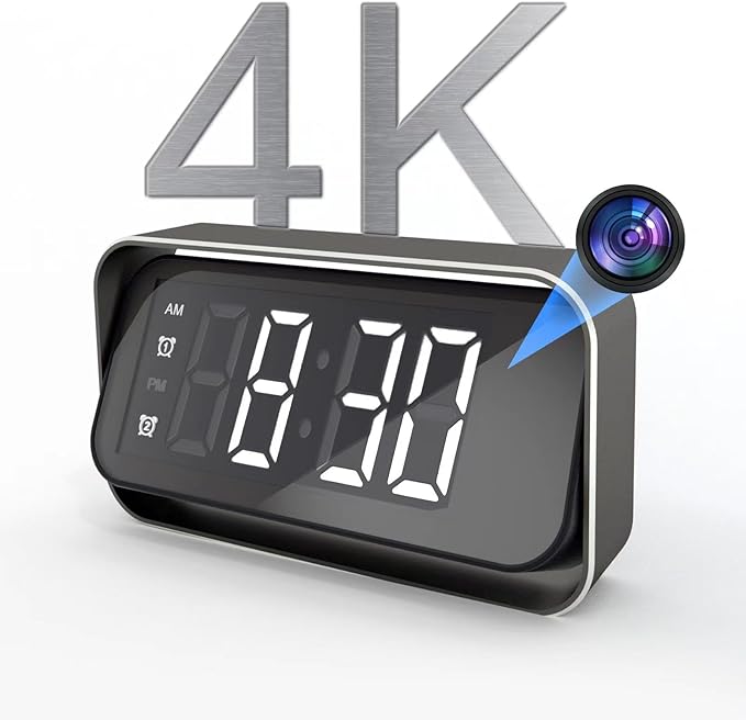 Wireless-Security-Camera, 4K Real Full HD Nanny Cam for Home Security, Night Vision & Motion Detection Alerts, Security Recording with Mobile Phone App, Support 2.4G and 5G