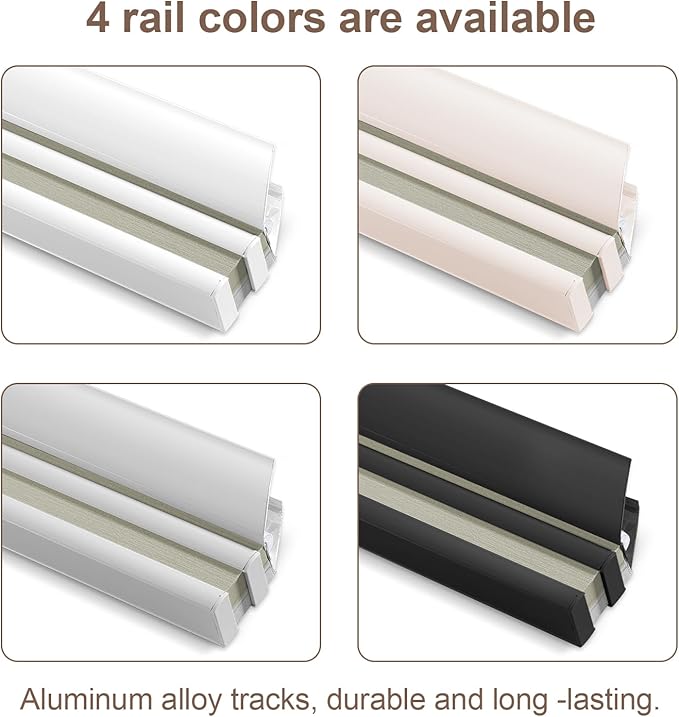 Godark Smart Angled Customized Blackout Honeycomb Blinds Suitable for Trapezoidal/Triangular/Polygonal Windows Motorized Cellular Shades Compatible with Alexa/Google Home/Tuya APP-Beige