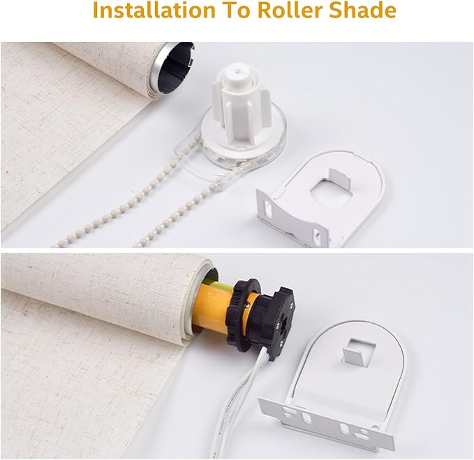 WiFi Blinds Motor for 1.75"(43mm) Tube, Electric Windows Shade, Smart Tubular Motor, App Timer and Group Control, Compatible with Alexa and Google Home