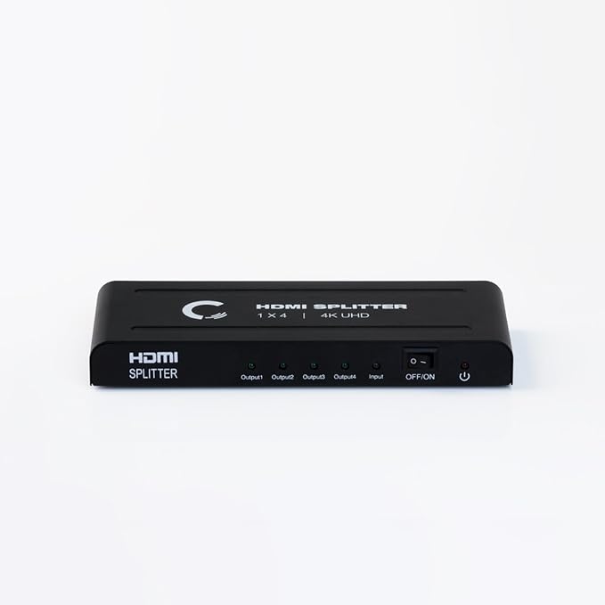 | 1x4 HDMI Splitter | Ultra HD 4K/2K | 1 Input - 4 outputs | Full HD/3D | 1080P | HDMI 1.4 | HDTV | PS4 / PS3 | XboxOne / 360 | DVD | Blu-ray | DTS Digital