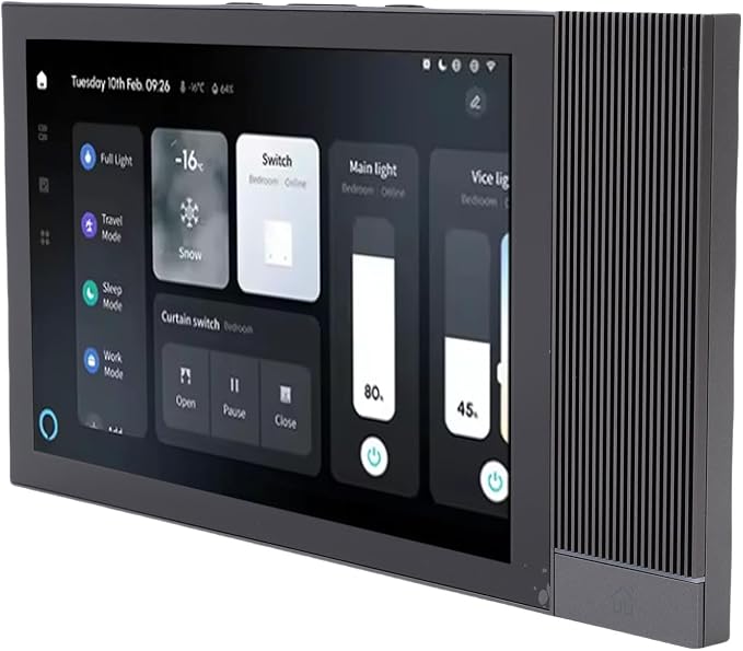Generic Sound Smart Control Touch Screen 8 Inch Central Controller for Tuya Smart Home Music Player, Wall Panel