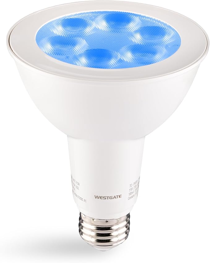 Westgate TC-PAR30-11W-RGBW-WIFI PAR30 RGBW Bulb -120VAC, 11W LED Flood Light, E26 Base, Compatible with Alexa and Goggle Home, Color Changing, Dimmable by App, Aluminum Housing (PAR30 11W)
