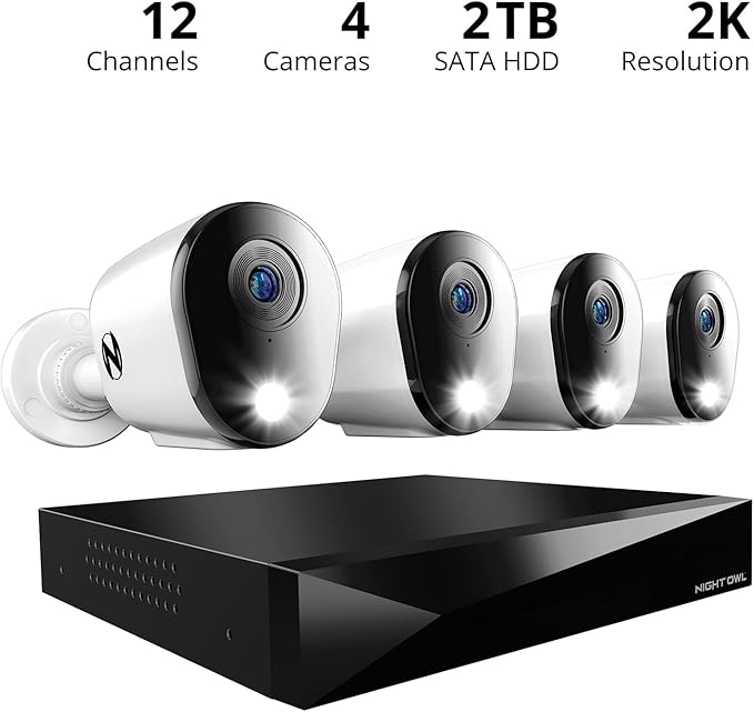 Night OWL FTD4-81-4L HD DVR Security KIT
