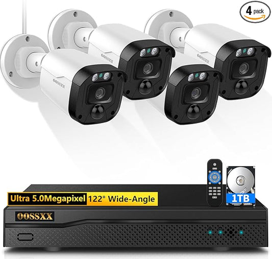 Outdoor Wired Security Camera System Home Video Surveillance Cameras Systems