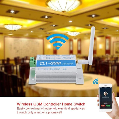 YOUTHINK GSM Remote Switch Controller, Wireless SMS Relay Switch 110-240V USA Plug, for Home Automation and Remote Appliance Control