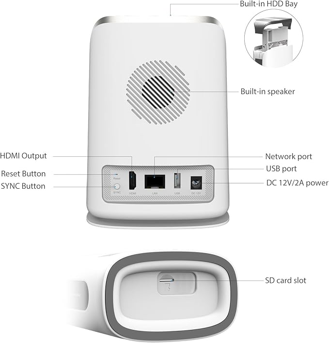 Home Security Camera System Wireless, Dual Lens 2K Security Cameras Wireless Outdoor, 2-Cam Kit, 2.4/5GHz WiFi, 360° PTZ, Auto Tracking, Motion Detection, Night Vision, 10CH NVR with 500GB HDD