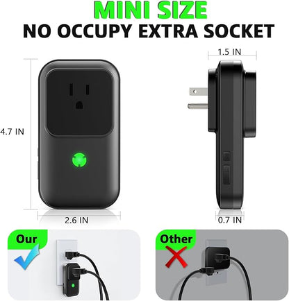 Power Failure Alarm WiFi, Freezer Power Outage Alarm with App Notifications & Loud 110dB & 3 Sirens, Smart Home Power Monitoring for GFCI Trips, Refrigerator, Sump Pumps, Aquarium