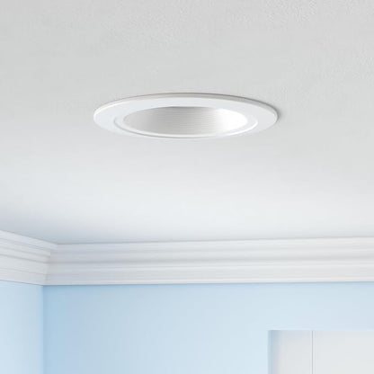 HALO RL 5/6 in LED Recessed Light Retrofit Selectable CCT 2700K, 3000K 3500K 4000K 5000K Dimmable Dim to Warm 900/1200 Lumens Wet Location Indoor Outdoor Ceiling Downlight RL56LS9FSD2W1EWH