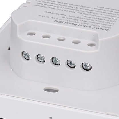 Smart Home Control Panel - 3.5 Inch Full Touchscreen in Wall Mini Scene Wall Switch Panel - 100-240V Interface for Lighting Cameras and Door Locks - Centralized Scene Management