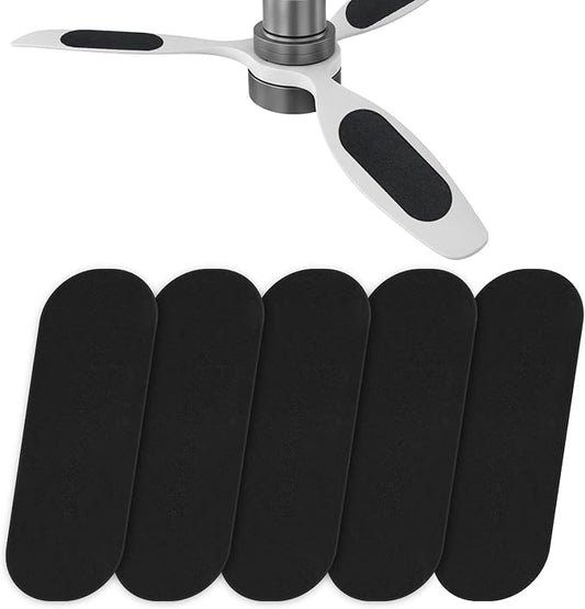 Ceiling Fan Filters for Blades, 5pcs Activated Coconut Shell Carbon Ceiling Fan Air Purifier Pads, Universal Easily Sticks Unscented Ceilings Fans Air Purifier Pads for Home Office Common Household