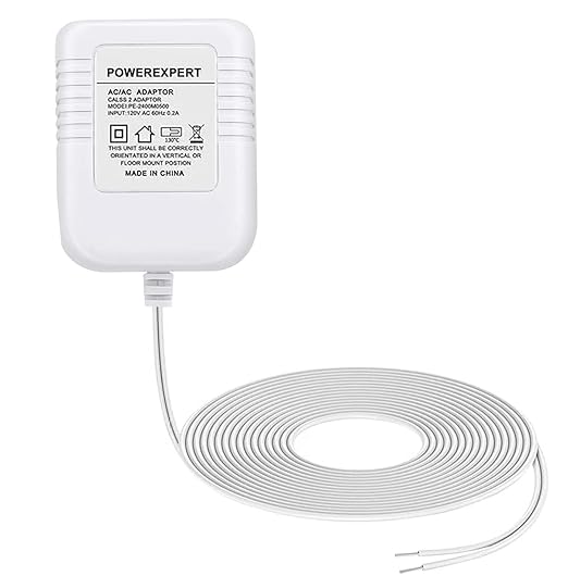 24V Transformer C Wire Adapter for Thermostat and All Versions of Ring Doorbell, Compatible with Nest 1st/2nd, Ecobee, Honeywell,Sensi, Sensi Smart WiFi Thermostat,Nest Hello Doorbell Supply