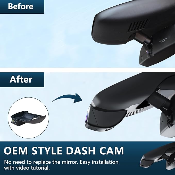 Mangoal Front 4K & Rear 1080p Dash Cam Custom fit for Mazda 3 2019 2020 2021 2022 2023(Model A), UHD 2160P Video, GPS, Free App & WiFi, 128GB Card