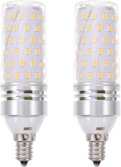 Mikikit 2pcs Led Light Bulbs Warm Replacement for Light Bulb Socket Base for Bedroom
