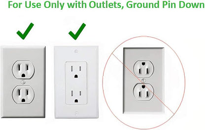 Sleek Socket Original & Patented Flat Ultra-Thin Outlet Concealer with Extension Cord Kit, Multi Outlets Power Strip, Ideal for Home Improvement, Hide Bulky and Messy Cords, 3ft