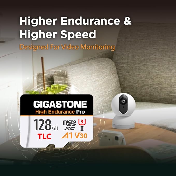 【5 Yrs Free Data Recovery】【Dash Cam】 GIGASTONE 128GB Micro SD Card 2-Pack, TLC High Endurance Pro, Speed Up to 100MB/s, Compatible with REDTIGER Rove VIOFO VANTRUE PRUVEEO, MicroSDXC UHS-I A1 V30 U3