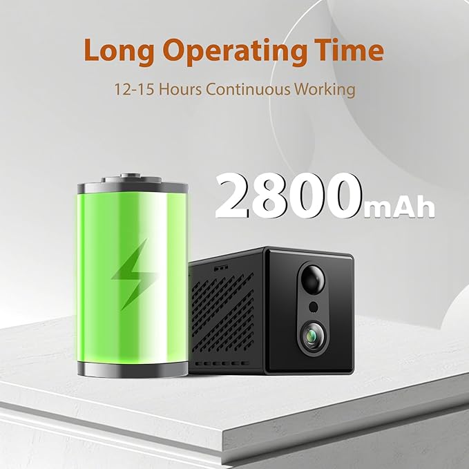 2026 5G 4K Mini Camera WiFi Indoor Home HD Micro Wireless Security Camera, Small Nanny Cam Pet Baby Outdoor Cameras, 100 Days Battery Life 150 angle Night Vision Motion Detection Cloud & SD Storage