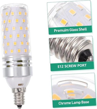 2pcs Smart Led Bulbs Base Warm Light Replacement for Light Bulbs Energy Efficient Low Consumption