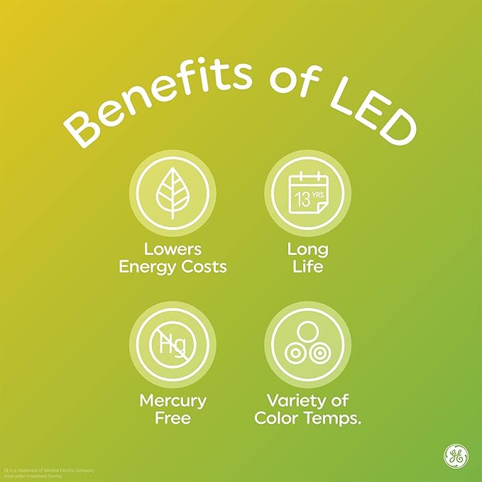 GE Dimmable LED Light Bulb, PAR16 Indoor Floodlight, 3.7-Watt (40-Watt Replacement), 260 Lumen, Bright White, Medium Base, 1-Pack PAR16 LED Light, Recessed Light Bulb, LED Floodlight