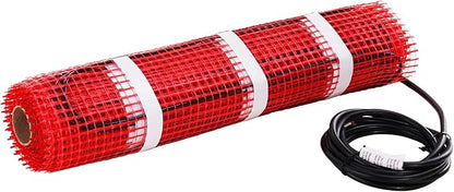 VEVOR Floor Heating Mat, 20 Sq. ft, Electric Radiant in-Floor Heated Warm System with Digital Floor Sensing Thermostat, Includes Installation Monitor, Adhesive Back for Easy Installation on The Floor