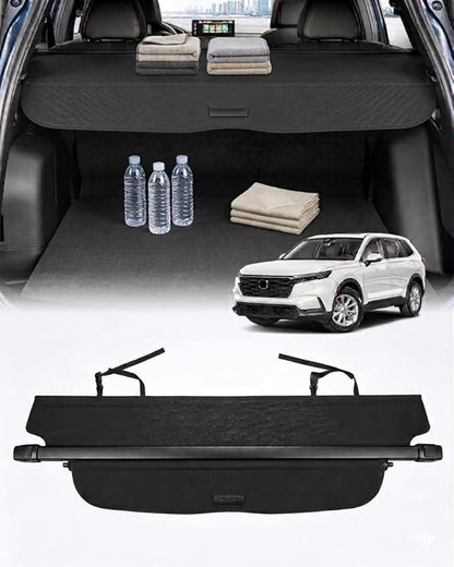 Powerty Cargo Cover for 2023-2025 2026 Honda CRV Retractable Trunk Cover Trunk Shielding Shade for CRV Accessories Cargo Luggage Cover No Gap (NOT for Sport Touring Hybrid)