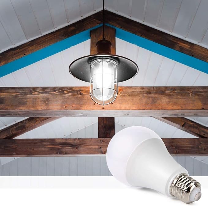 Motion Sensor Light Bulbs,7W (60-Watt Equivalent) E26 Motion Activated Dusk to Dawn Security Light Bulb Outdoor/Indoor for Front Door Porch Garage Basement Hallway Closet 2 Pack