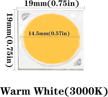 1pcs 80W 19 * 19MM 37.5V LED COB Smart IC for LED Light DIY Warm White Cool White