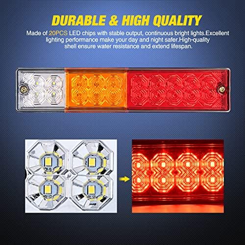 Nilight Trailer Tail Light Bar Brake Running Turn Signals Reverse Lights
