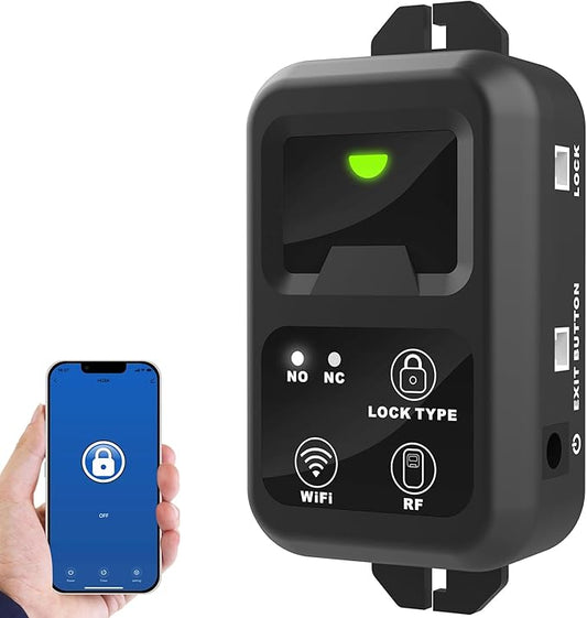 UHPPOTE 2.4Ghz WiFi Wireless Remote Control Switch for Door Access Control System Electric Lock with Smartphone app Access
