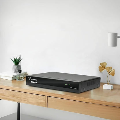 TIGERSECU Super HD 1080P 4 Channel DVR Security Recorder with 1TB Hard Drive, Hybrid 6-in-1 CCTV DVR Recorder Compatible with 2MP and 5MP TVI, AHD, CVI, Analog, RS485 PTZ and IP Cameras