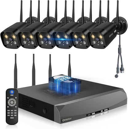 Wireless Security Camera System, Outdoor WiFi Surveillance System
