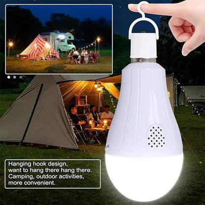 Rechargeable Emergency Smart Light-Bulbs with Remote,Removable Battery Light Bulb,3 Color and Dimmable 1200mAh 12W E27 LED Light Bulbs for Home, Camping, Tent,Pack of 2