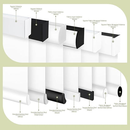FineTell Motorized Blinds with Remote, 100% Blackout Roller Shades Compatible with Alexa,Apple Homekit,Google Home APP and Voice Control, Customized Electric Blinds (100% Blackout Vinyl White)