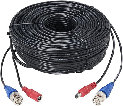 Lorex 4K RG59 Power Accessory Cable, Video Cable for Security Camera Systems, for Analog HD (CVI/TVI/AHD/MPX) or Analog (CVBS) Surveillance System, 60 feet (18m)