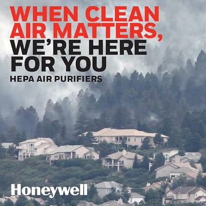 Honeywell Genuine HEPA Air Purifier Filter G, 2-Pack, Airborne Allergen Air Filter Targets Smoke, Pollen, Pet Dander, and Dust