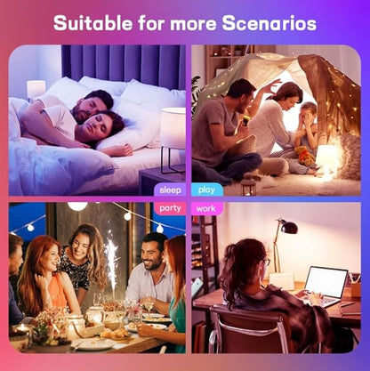 JIGATONEDA LED Smart Light Bulbs