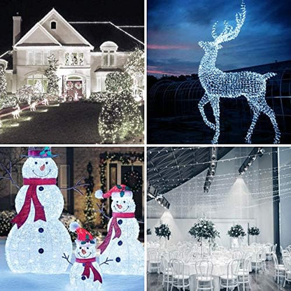 300 LED String Lights, 99FT Extra-Long Christmas Lights Outdoor Indoor