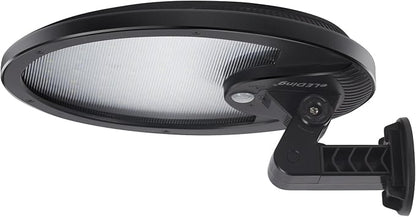 EE805W56 Solar Motion Sensor Security Wall Light – 56 LED Outdoor Solar Powered Light, 50W Equivalent, Dusk-to-Dawn Dim-to-Bright Mode, 180° Detection, IP65 Waterproof for Patio, Yard, Garden & Porch