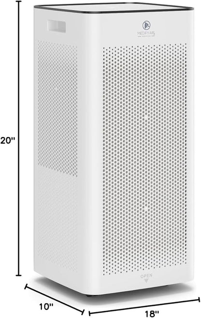 Medify MA-112 PRO Air Purifier with True HEPA H13 Filter | 5,948 ft² Extra Large Coverage in 1hr for Smoke, Wildfire, Odors, Pollution, Allergies, Pets | 99.97% Particle Removal 0.1-0.3 Microns