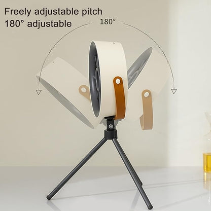 Smoke Away Purifier Fan, Portable Smoke Air Purifier Fan with 12 PCS Activated Carbon Filter Cotton, Three Speed Adjustment, Type-C Charging, Can Be Hung and Stood (Blue)