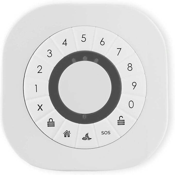 frient Intelligent Keypad | Secure Access Control | Keyless Entry | Zigbee | Works with Homey and Home Assistant | Smart Home PIN and RFID Reader, Backlit Wireless Door Entry, Compatible with Homey and Home Assistant