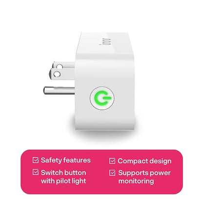 Innr Zigbee Smart Plug, Works with Philips Hue*, Alexa and SmartThings | Zigbee Repeater, Energy Monitoring, 1-Pack