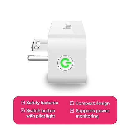 Innr Zigbee Smart Plug, Works with Philips Hue*, Alexa and SmartThings, Zigbee Repeater, Energy Monitoring, 1-Pack