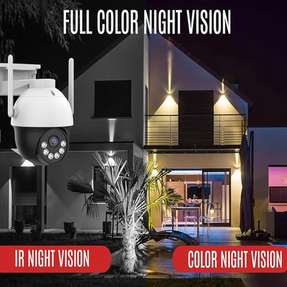 Ai-Powered 3MP Pan and Tilt Floodlight & Two Way Audio Outdoor Camera (Pan-Tilt Outdoor Camera)