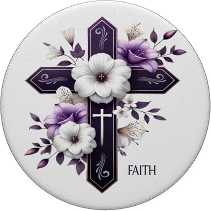 Easter Cross Phone Stand Grip For Smart Phone And Tablets PopSockets Adhesive PopGrip
