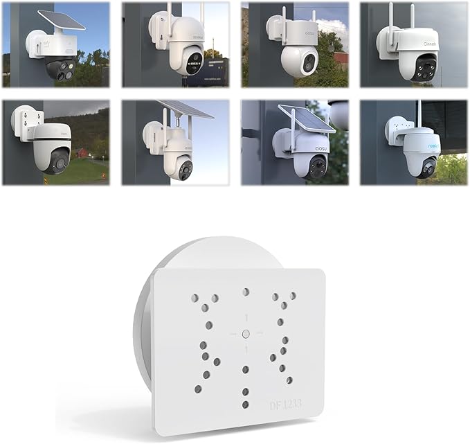 Magnetic Mount Compatible with eufy Security Solocam S340/E30/E42/4G LTE Cam S330/ E330 (Professional) Camera (White)