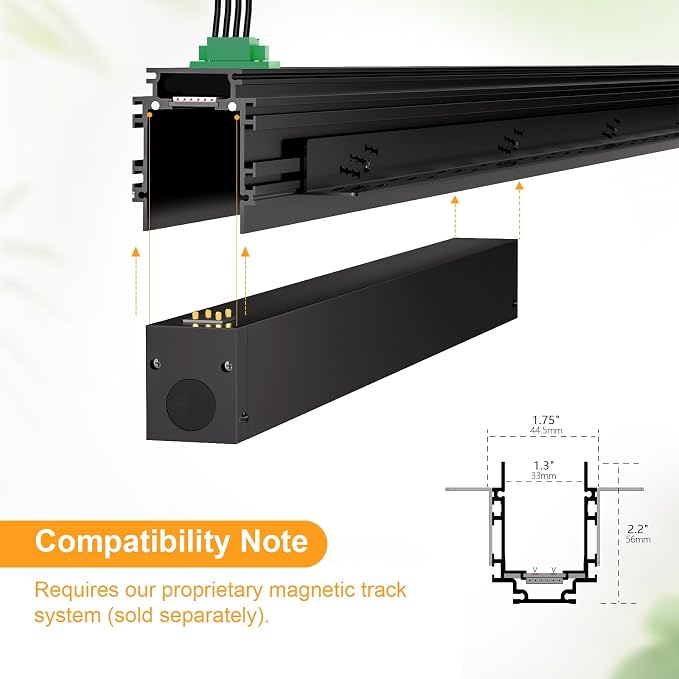 Magnetic Floodlight Track Head, 24V 15W LED Lamp | for Track Light, Dimmable Linear Floodlight, APP Remote Control, Adjustable CCT 3000K-6000K, ETL Certified Ceiling Lighting