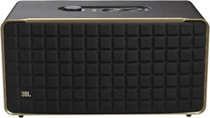 JBL Authentics 500 - Smart Home Speaker - Black | Superb sound and performance with Dolby Atmos Music, Inspired by retro design, Music streaming services via built-in Wi-Fi