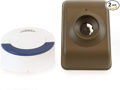 Dakota Alert Long Range Wireless Driveway Motion Detector - DCMA-4000 One Mile Alarm System - Passive Infrared Driveway Alarm Transmitter & Receiver - Outdoor Motion Sensor & Alarms