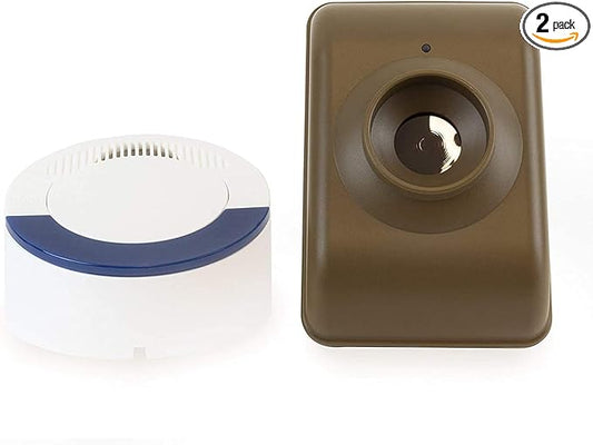 Dakota Alert Long Range Wireless Driveway Motion Detector - DCMA-4000 One Mile Alarm System - Passive Infrared Driveway Alarm Transmitter & Receiver - Outdoor Motion Sensor & Alarms