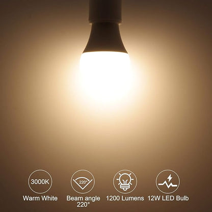 ORALUCE 丨 Bundle - A19 Lightbulbs Warm White 3000K (Pack of 6) & Smart LED Bulb A19 Wi-Fi and Bluetooth (Pack of 4)